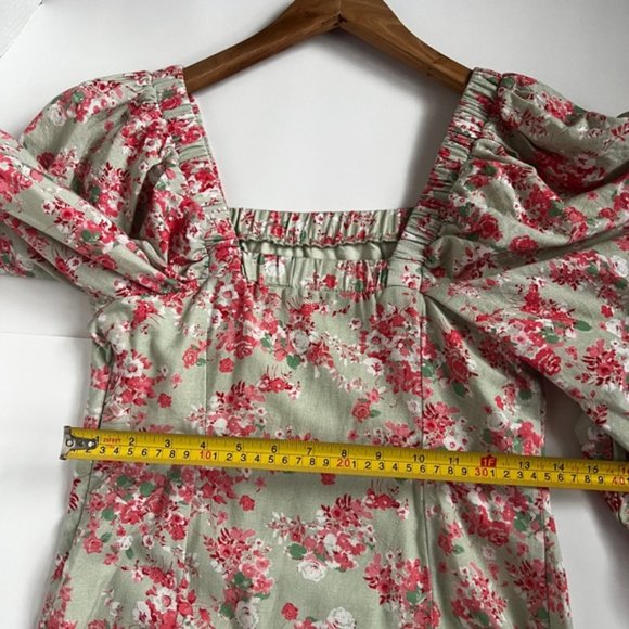 Anthropologie  * Forever that Girl Puff Sleeve mini dress 100% cotton - Picture 7 of 12